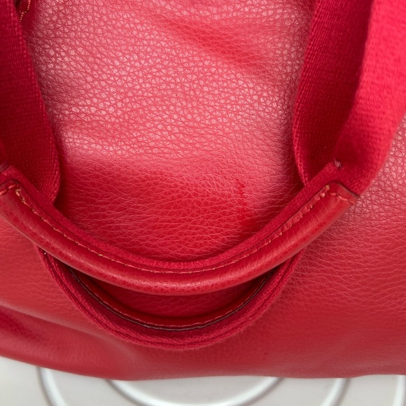 Coach Derby Soft Leather Tote Bag Red - Picture 4 of 10